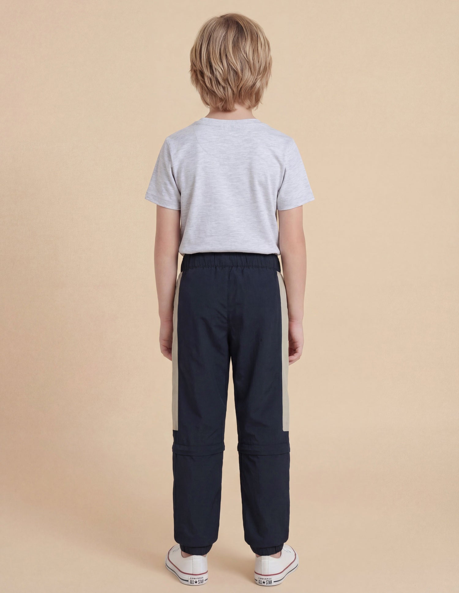 Boys Colourblocked Regular Fit Joggers Navy - U.S. Polo Assn. India | Large