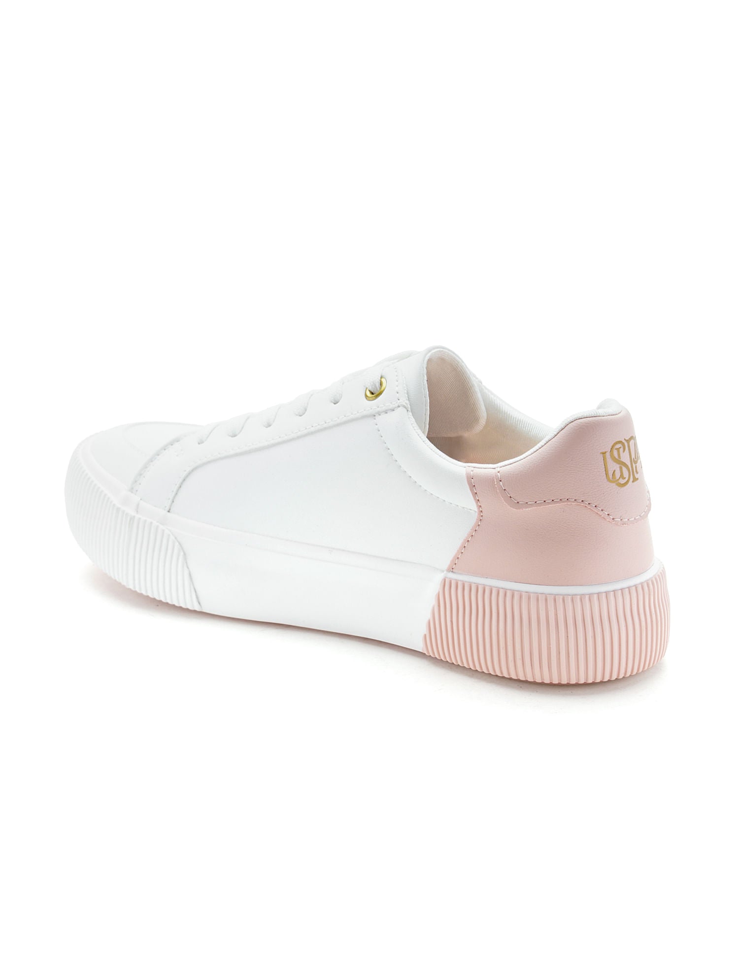 U.S. Polo Assn. Women Katy 3.0 Colourblock Sneakers with Textured Sole Light Pink - U.S. POLO ASSN. | Large