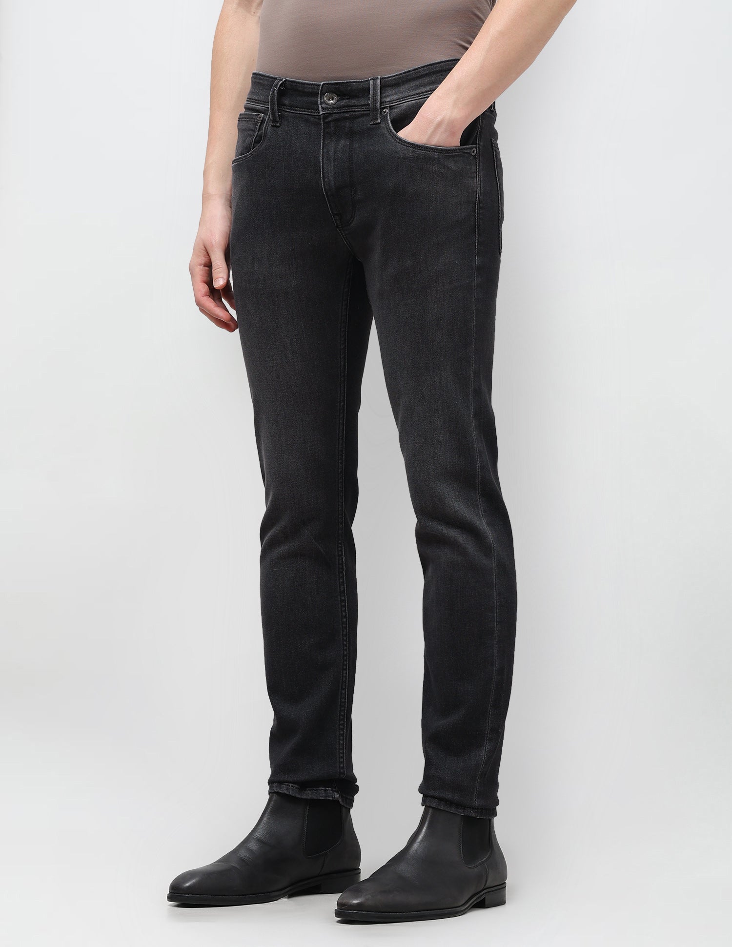 Regallo Skinny Fit Black Jeans Black - U.S. Polo Assn. India | Large