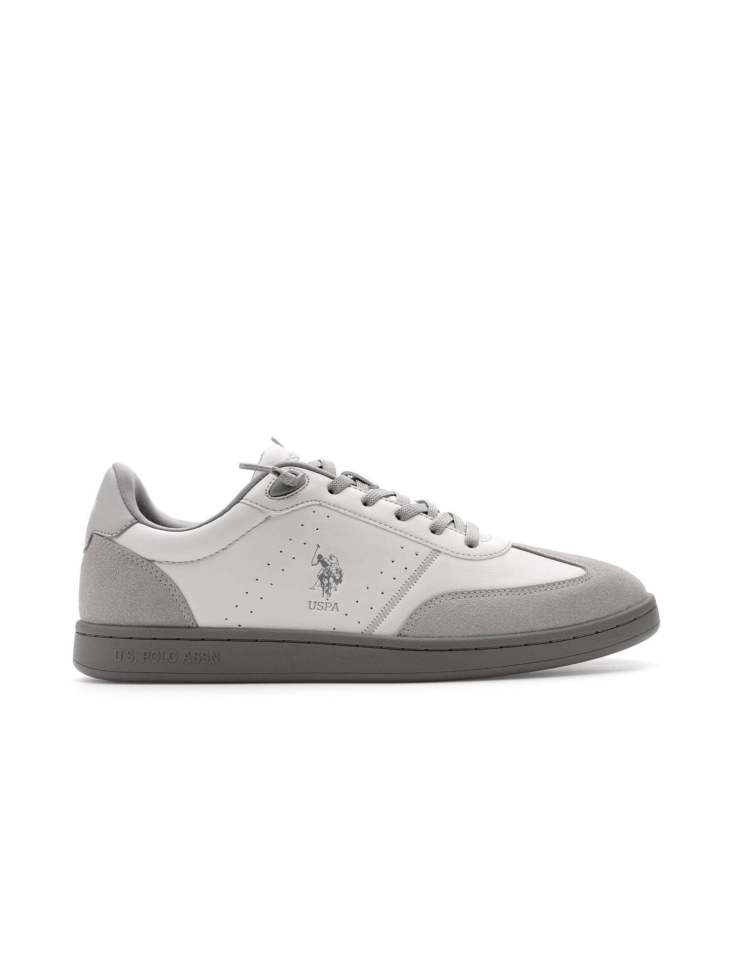 Men Cenik Colourblocked Sneakers Grey - U.S. Polo Assn. India | Large