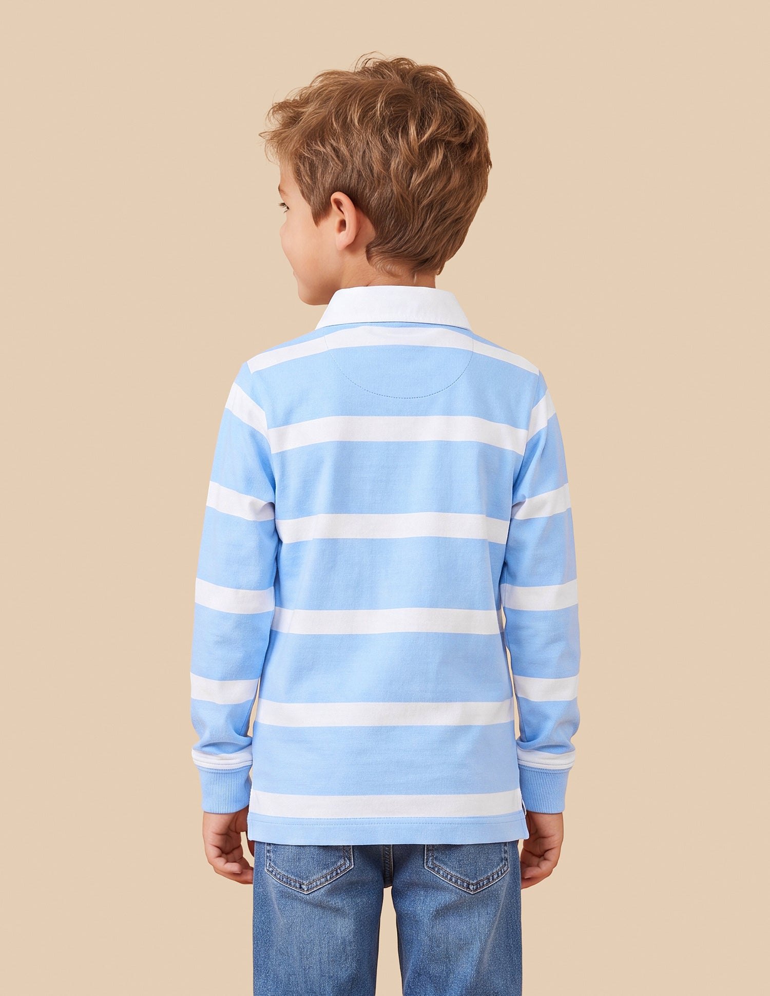 Horizontal Striped Regular Fit Polo Shirt Blue - U.S. Polo Assn. India | Large