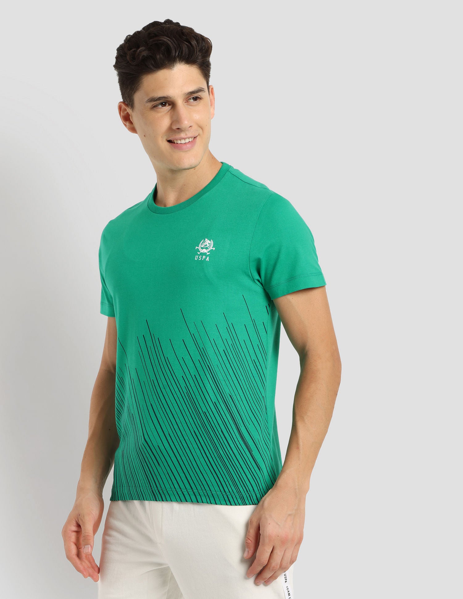 Graphic Sport T-Shirt Green - U.S. POLO ASSN. | Large