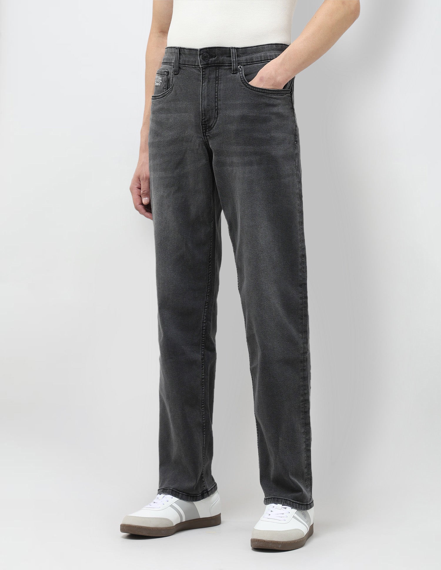 Shawn Relaxed Fit Black Jeans Black - U.S. Polo Assn. India | Large