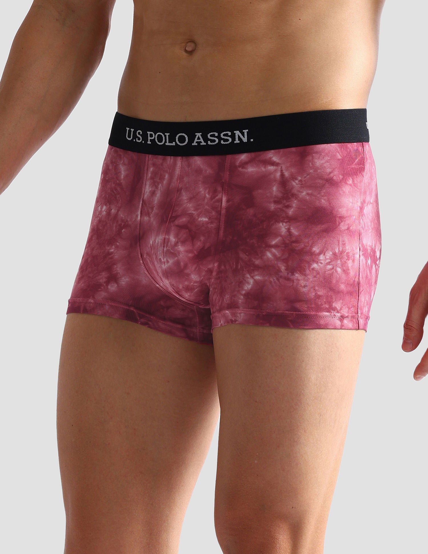 Cotton Stretch Antibacterial OET03 Trunks - Pack Of 1 Wine - U.S. POLO ASSN. | Large