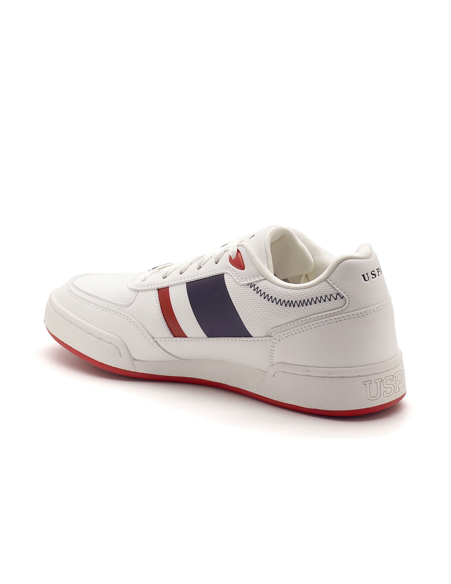 Men Luis Colourblocked Sneakers Off White - U.S. Polo Assn. India | Large