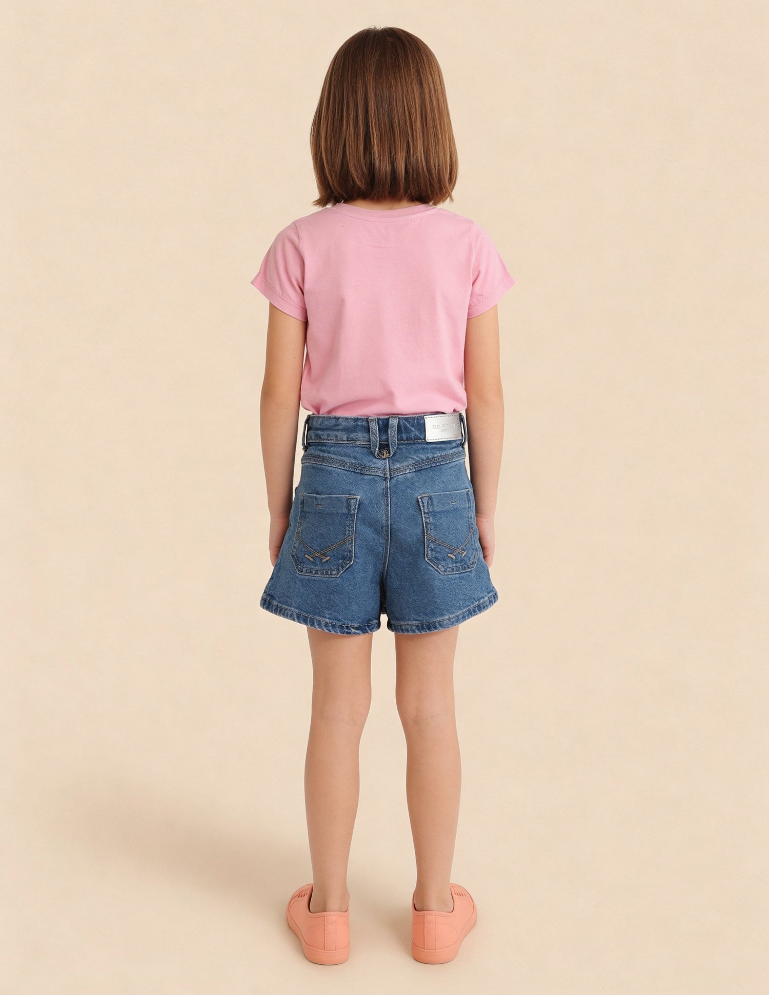Comfort Fit Denim Skort Medium Blue - U.S. Polo Assn. India | Large