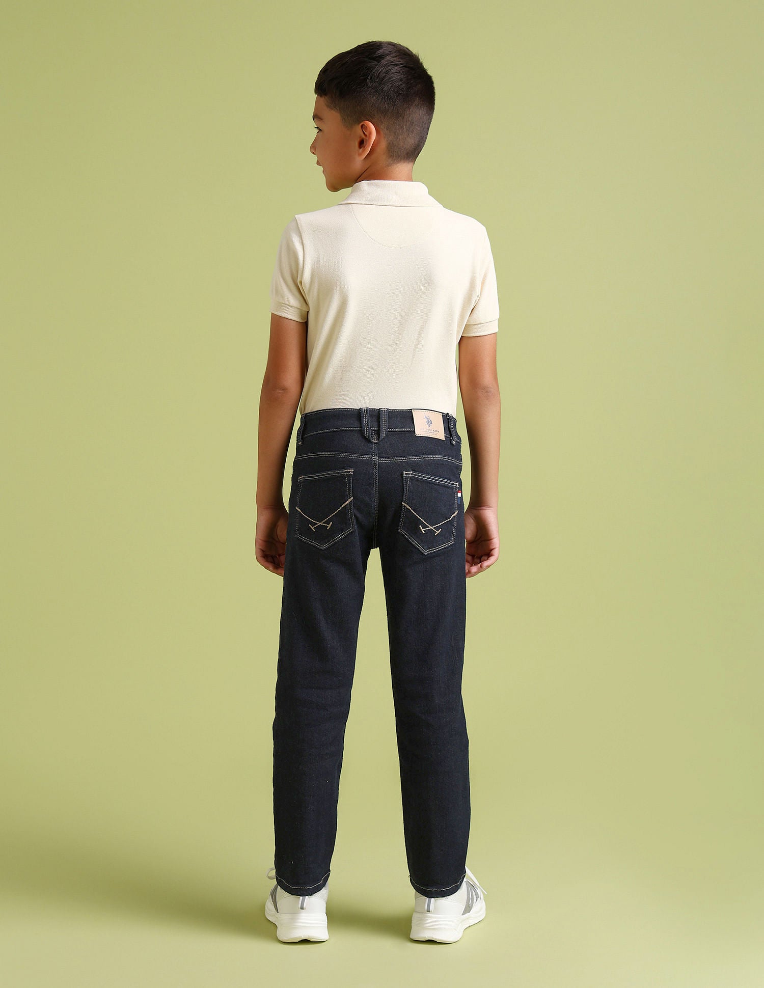 Regular fit Solid Jeans Dark Blue - U.S. POLO ASSN. | Large