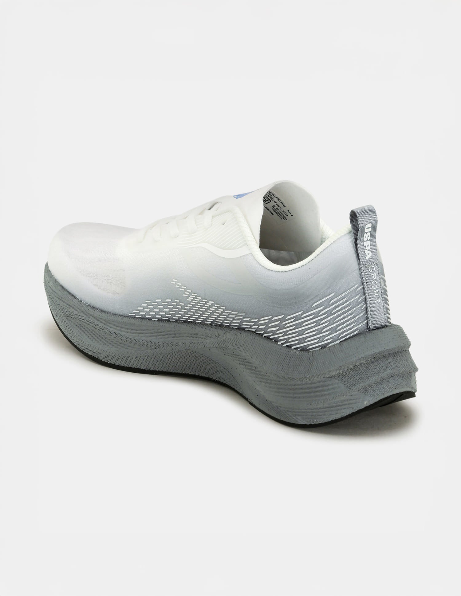 Men Oskar USPA Sport Runpro Running Shoes White - U.S. Polo Assn. India | Large