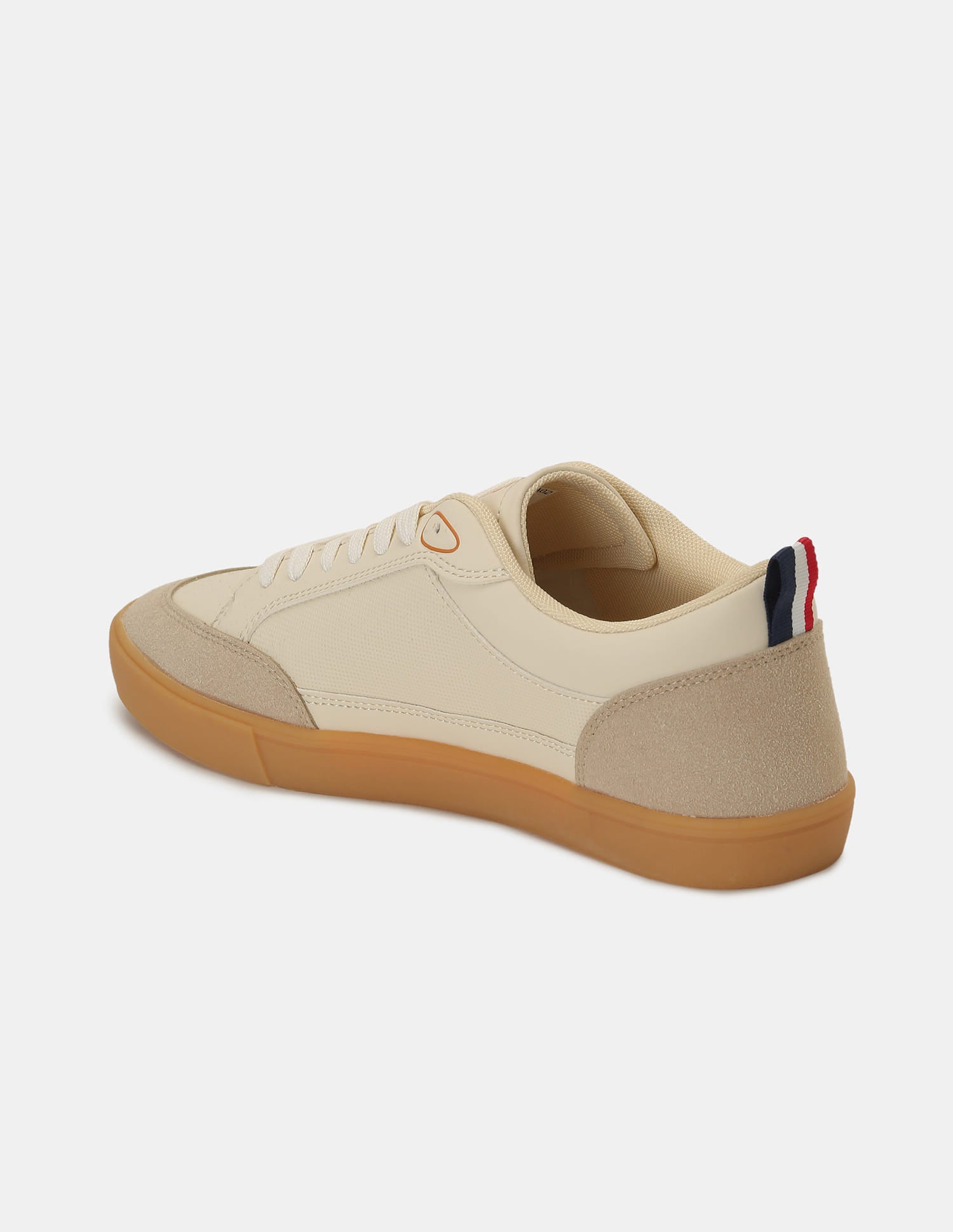 Men Colour Blocked Lucian 2.0 Sneakers Beige - U.S. Polo Assn. India | Large