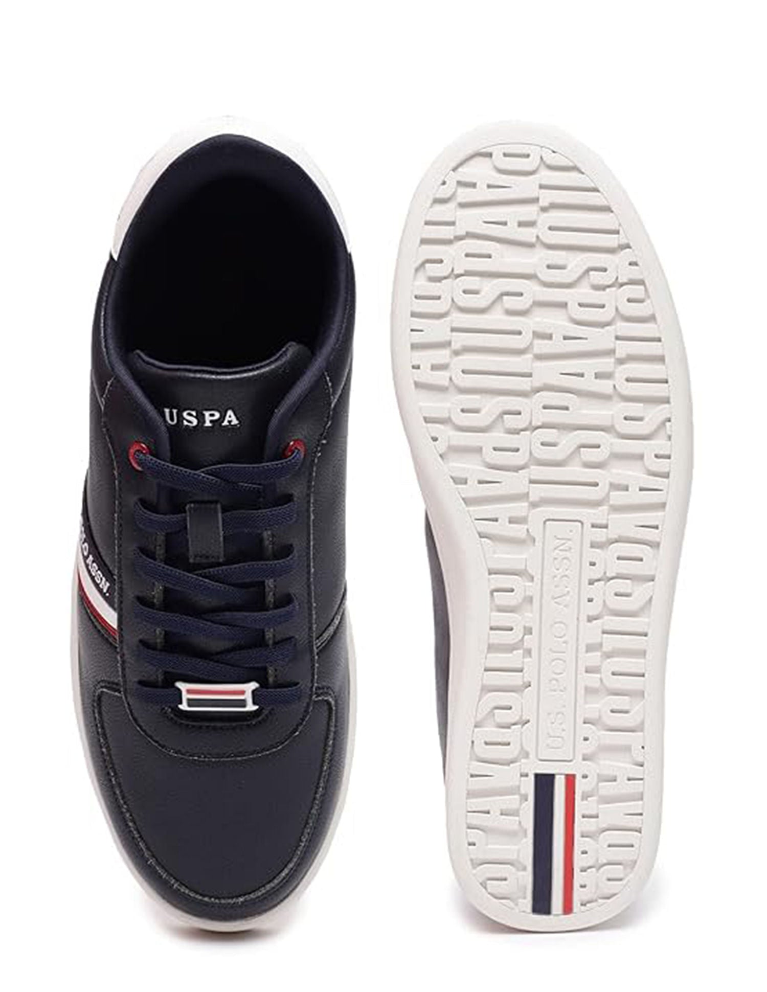 Men Brand Stripe Alco Sneakers Navy - U.S. Polo Assn. India | Large