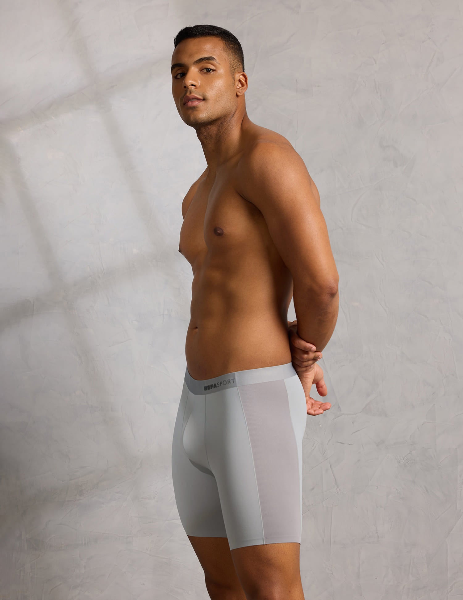 Micro Fibre Seamless Long Trunk Grey - U.S. Polo Assn. India | Large