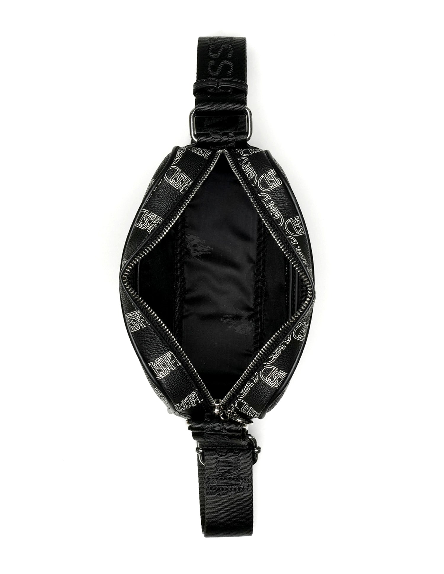 Garet Brand Cross Body Bag Black - U.S. Polo Assn. India | Large