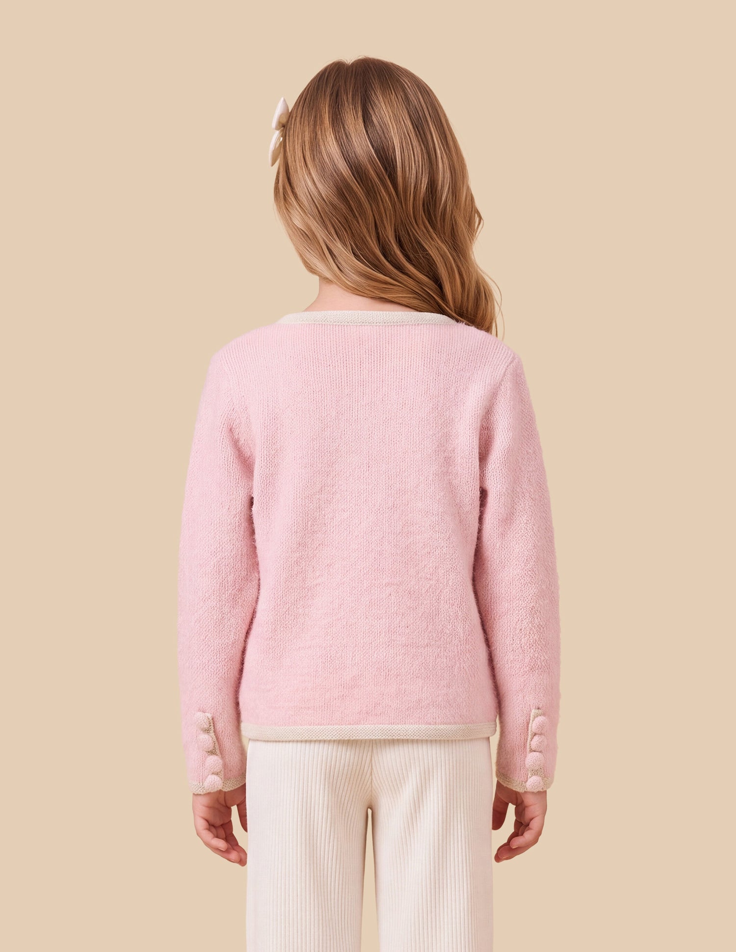 Solid Relaxed Fit Sweater Pink - U.S. Polo Assn. India | Large