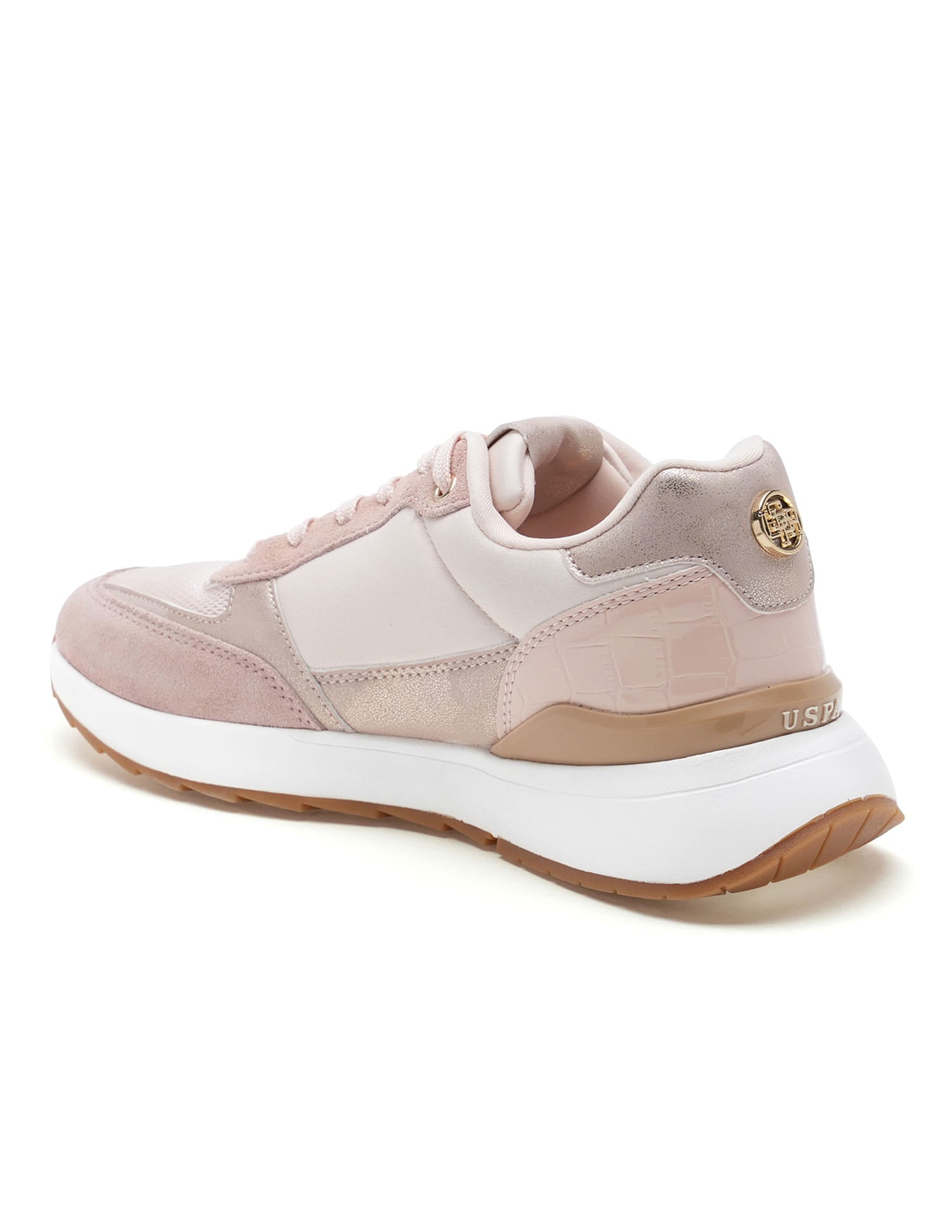 Women Colour Block Carrie Sneakers Pink - U.S. Polo Assn. India | Large