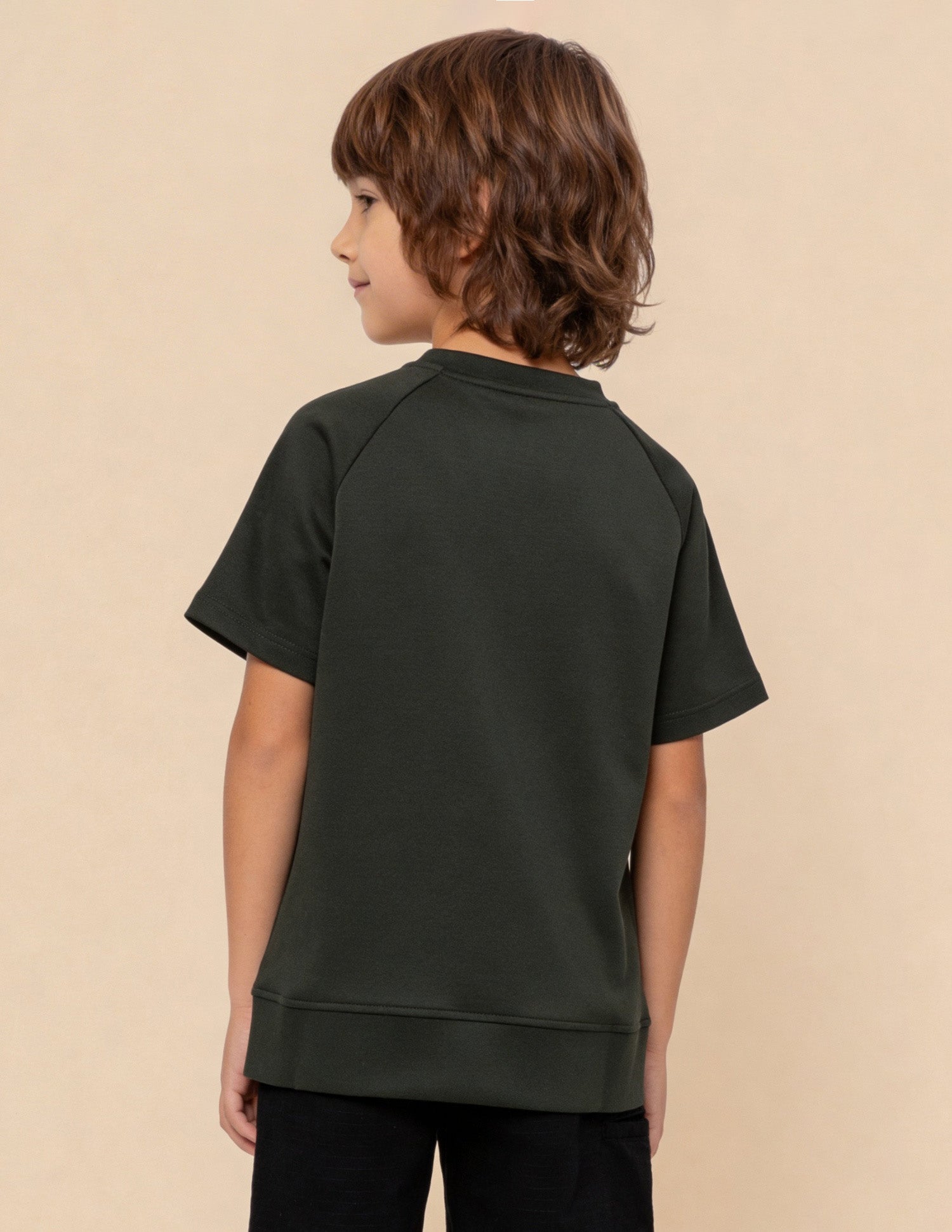 Solid Regular Fit T-Shirt Olive - U.S. Polo Assn. India | Large