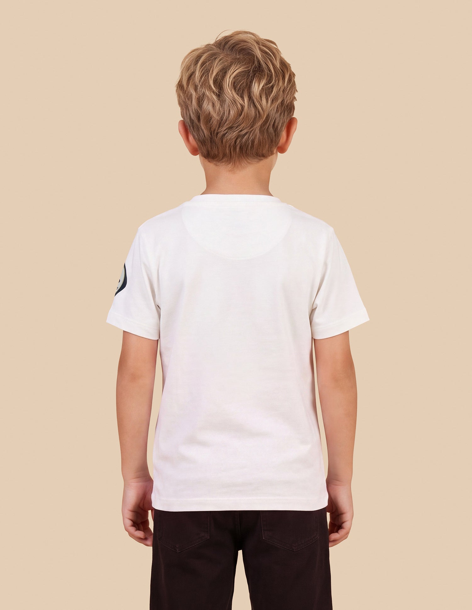 Graphic Printed Regular Fit T-Shirt Off White - U.S. Polo Assn. India | Large