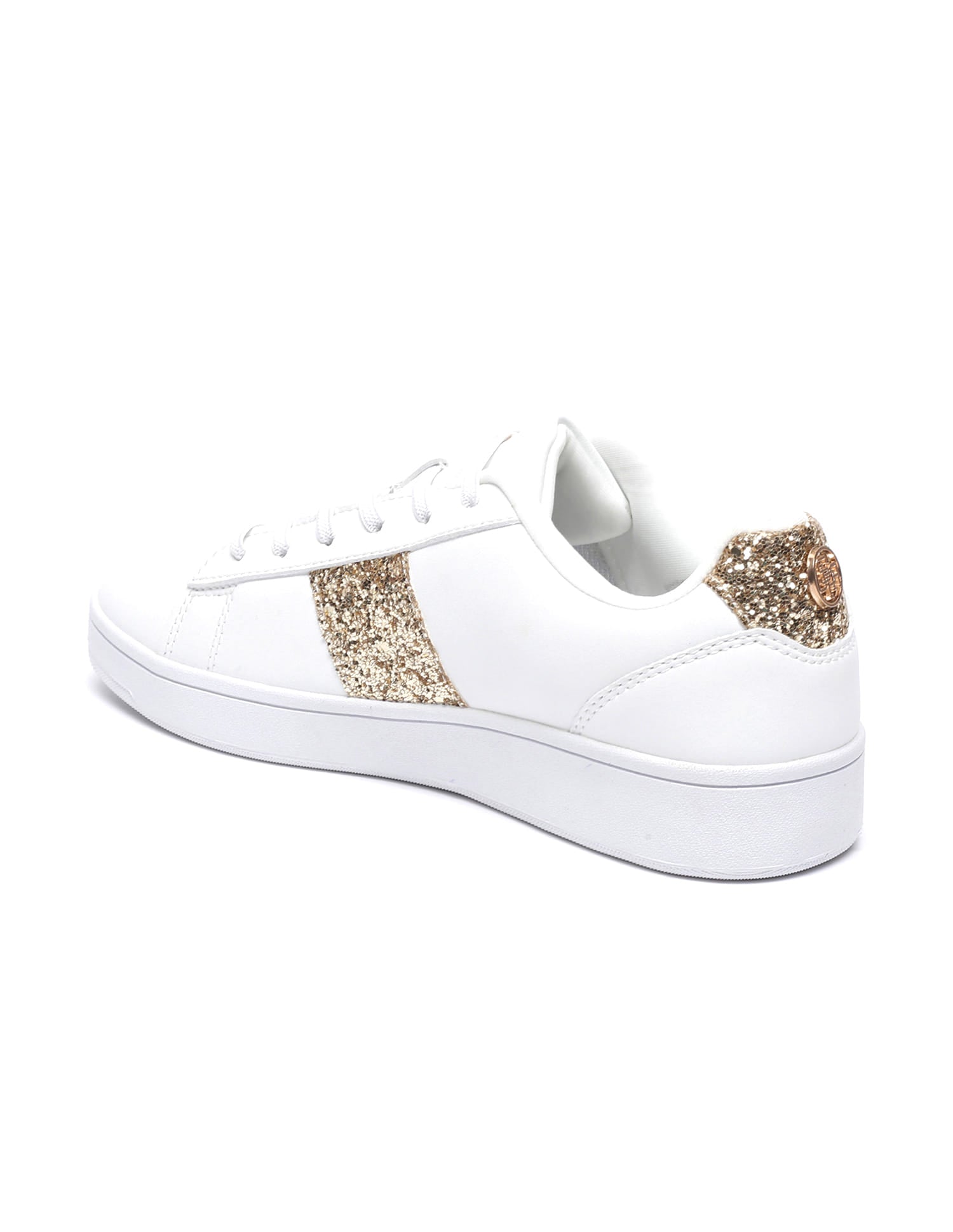 Women Glitter Kate 2.0 Sneakers Off-White - U.S. Polo Assn. India | Large