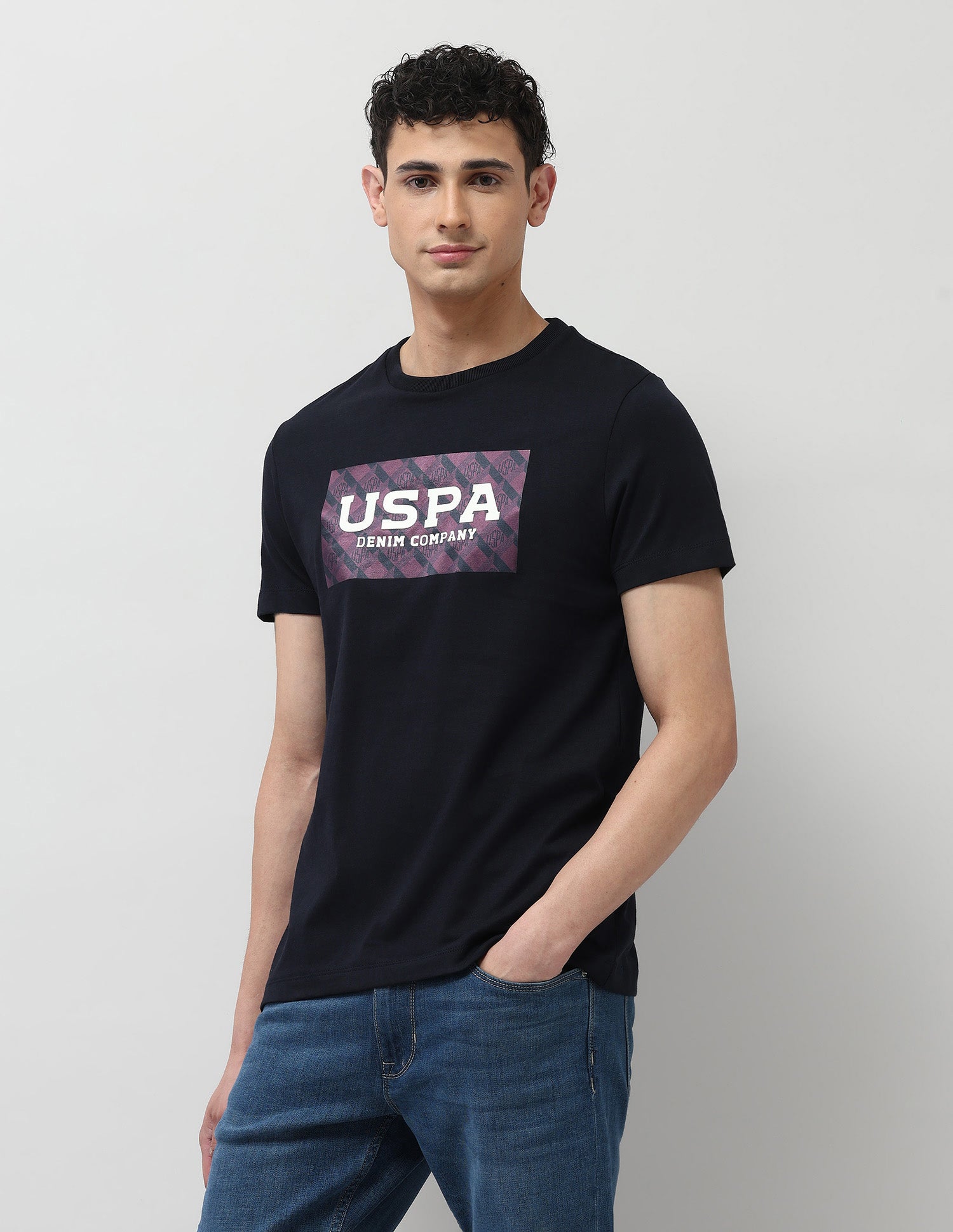 Intercollegiate Muscle Fit T- Shirt Navy - U.S. POLO ASSN. | Large