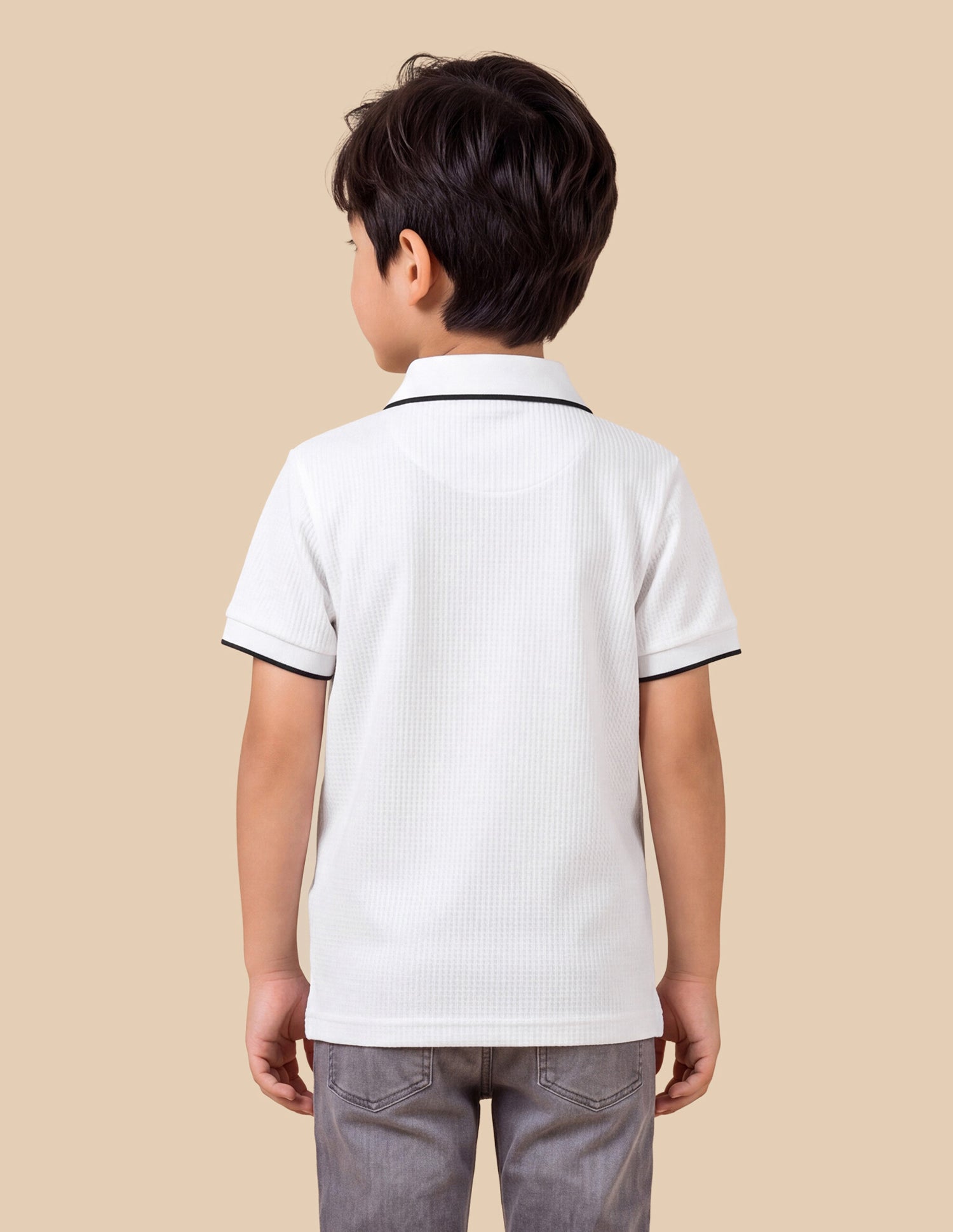Solid Regular Fit Polo Shirt White - U.S. Polo Assn. India | Large