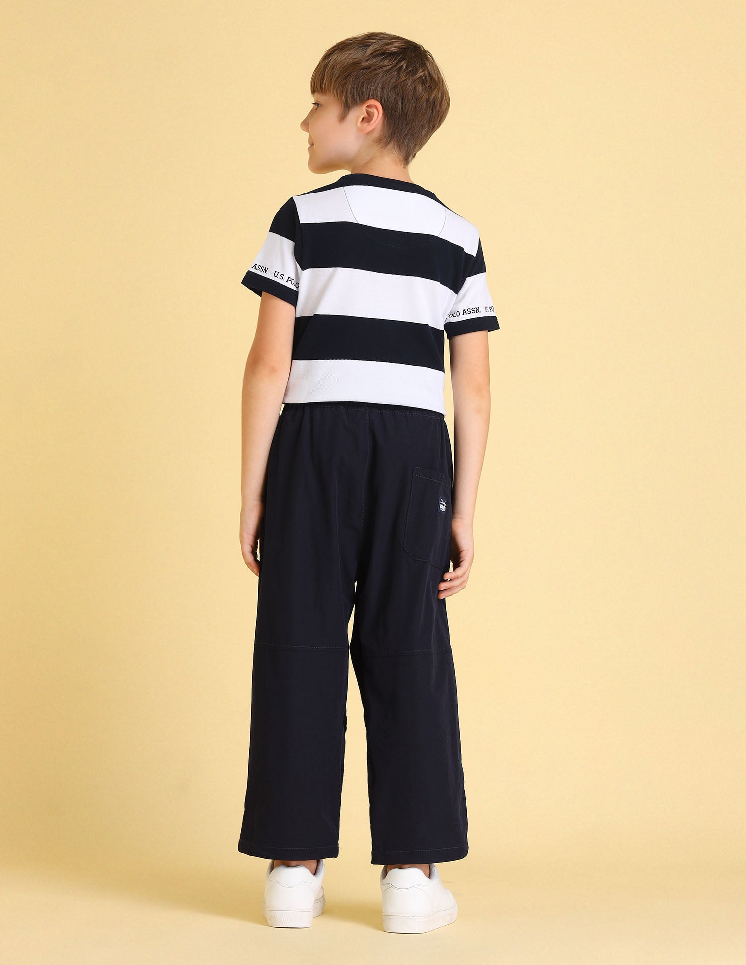 UKTRO0207 NAVY Boys Trousers Navy - U.S. POLO ASSN. | Large