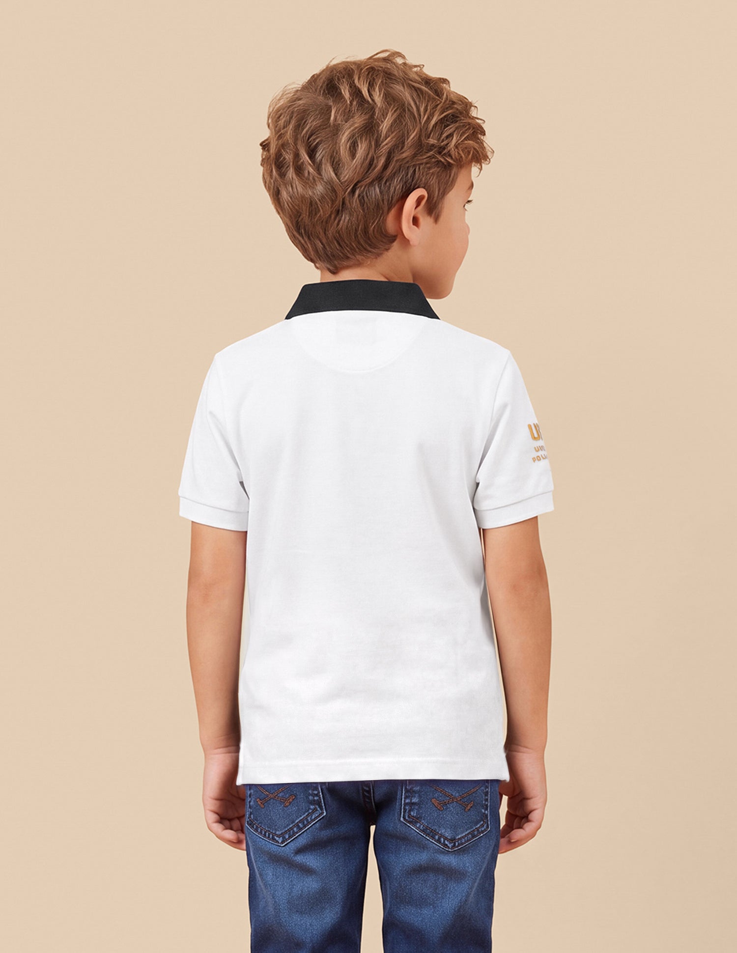 Brand Embroidered Regular Fit Polo Shirt White - U.S. Polo Assn. India | Large