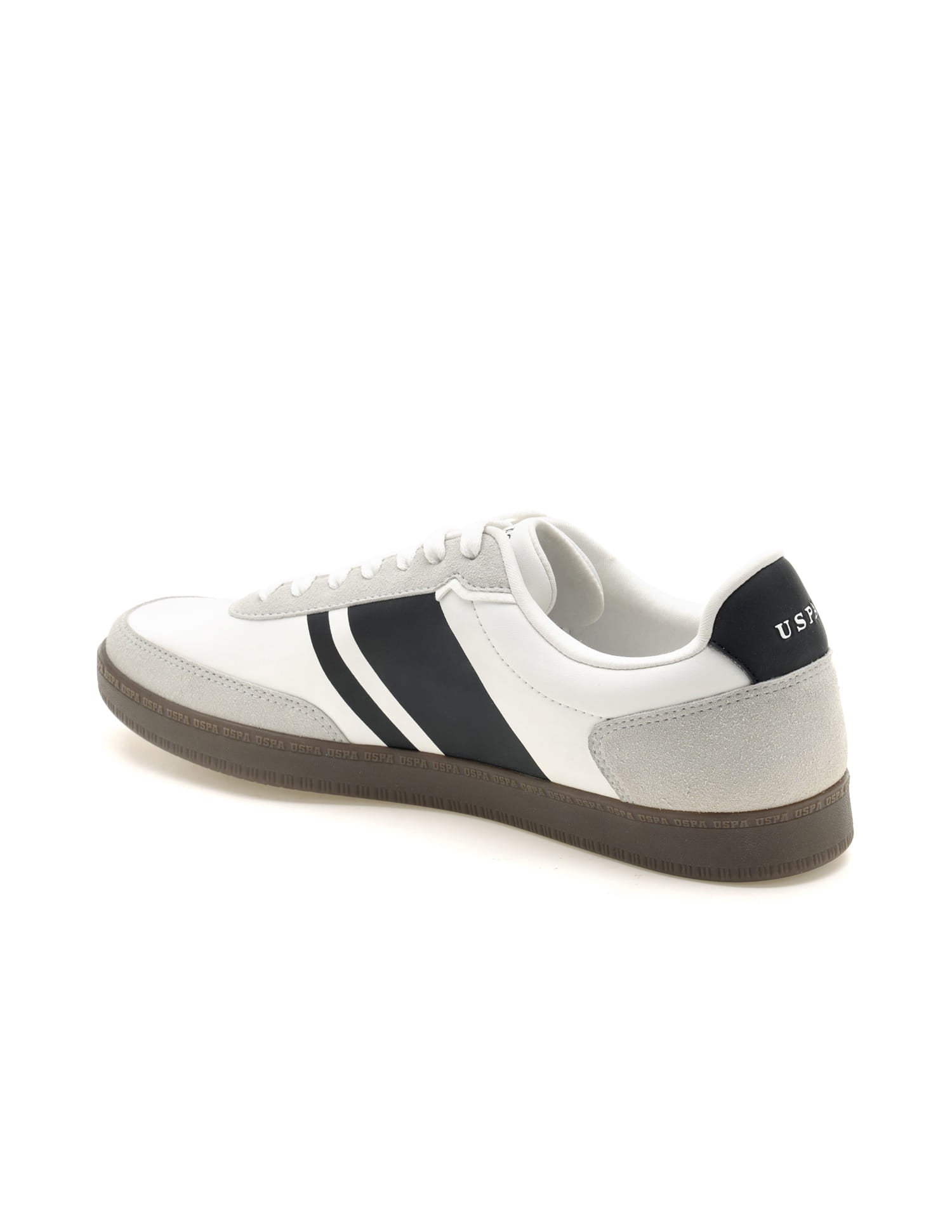 Men Jorge Suede Colourblocked Sneakers Grey - U.S. Polo Assn. India | Large