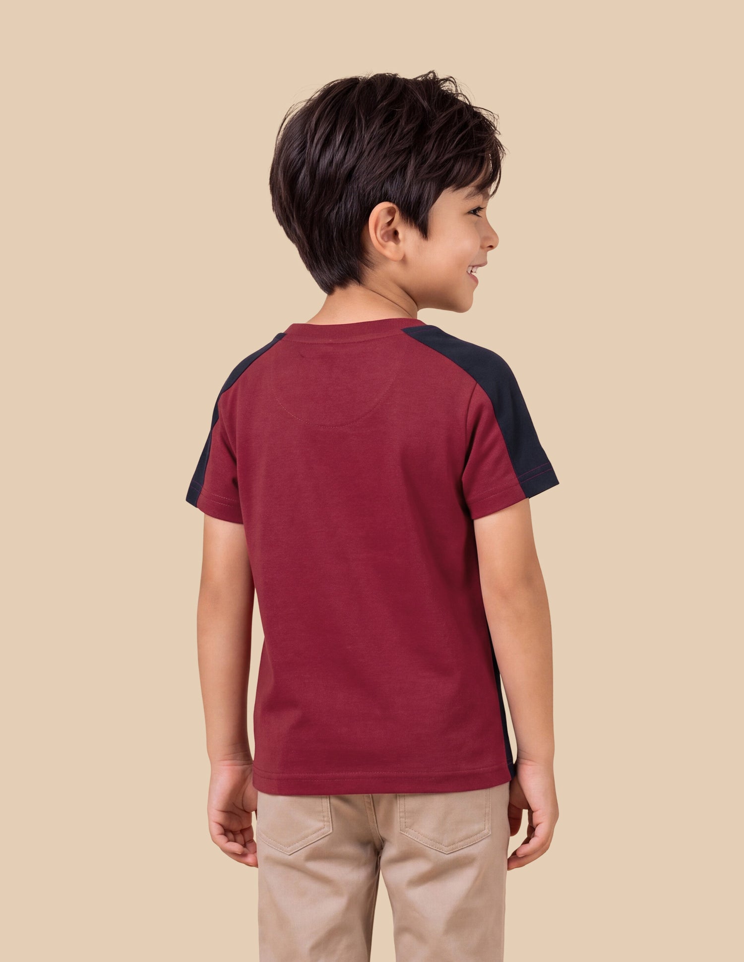 Solid Regular Fit T-Shirt Red - U.S. Polo Assn. India | Large