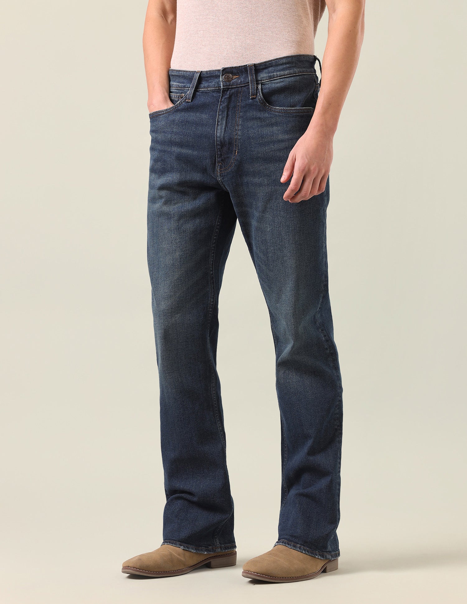 Connor Bootcut Fit Blue Jeans Dark Blue - U.S. Polo Assn. India | Large