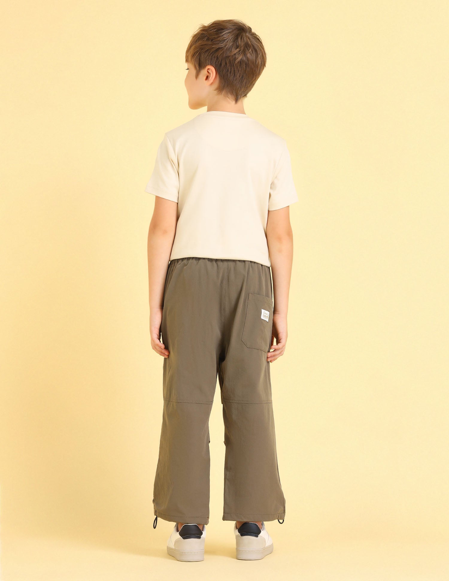 UKTRO0208 LT. BROWN Boys Trousers Light Brown - U.S. POLO ASSN. | Large