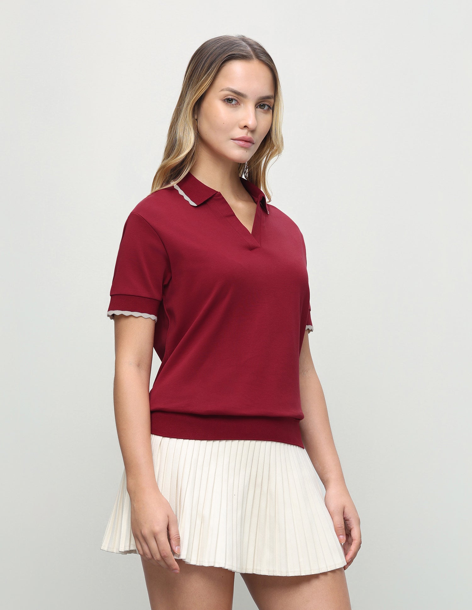 Solid Relaxed Fit Polo Shirt Maroon - U.S. Polo Assn. India | Large