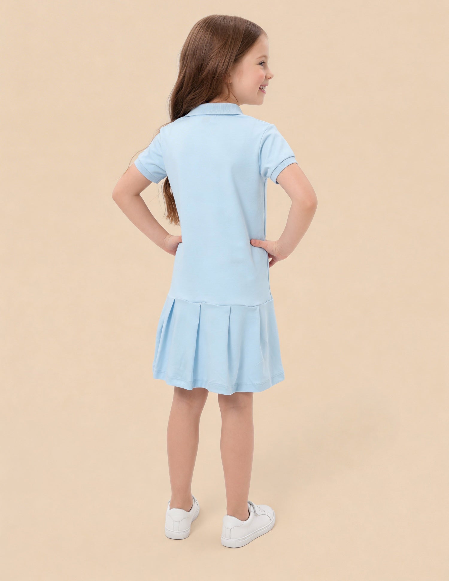 Drop Waist A-Line Dress Blue - U.S. Polo Assn. India | Large