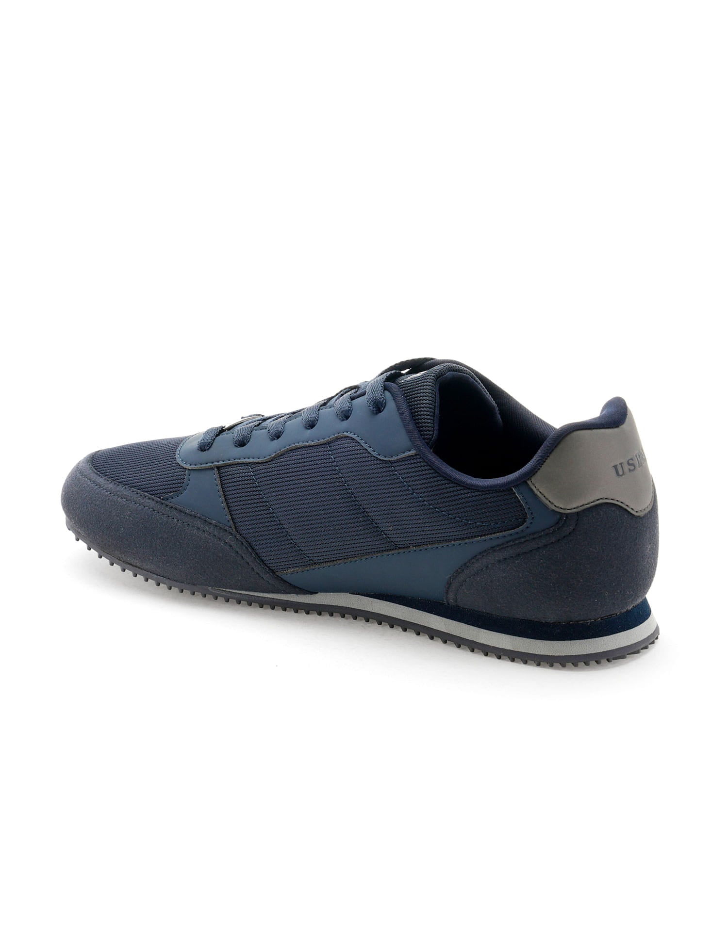 Men Eliza 2.0 Navy Work Casuals Lace Up Shoes Navy - U.S. Polo Assn. India | Large