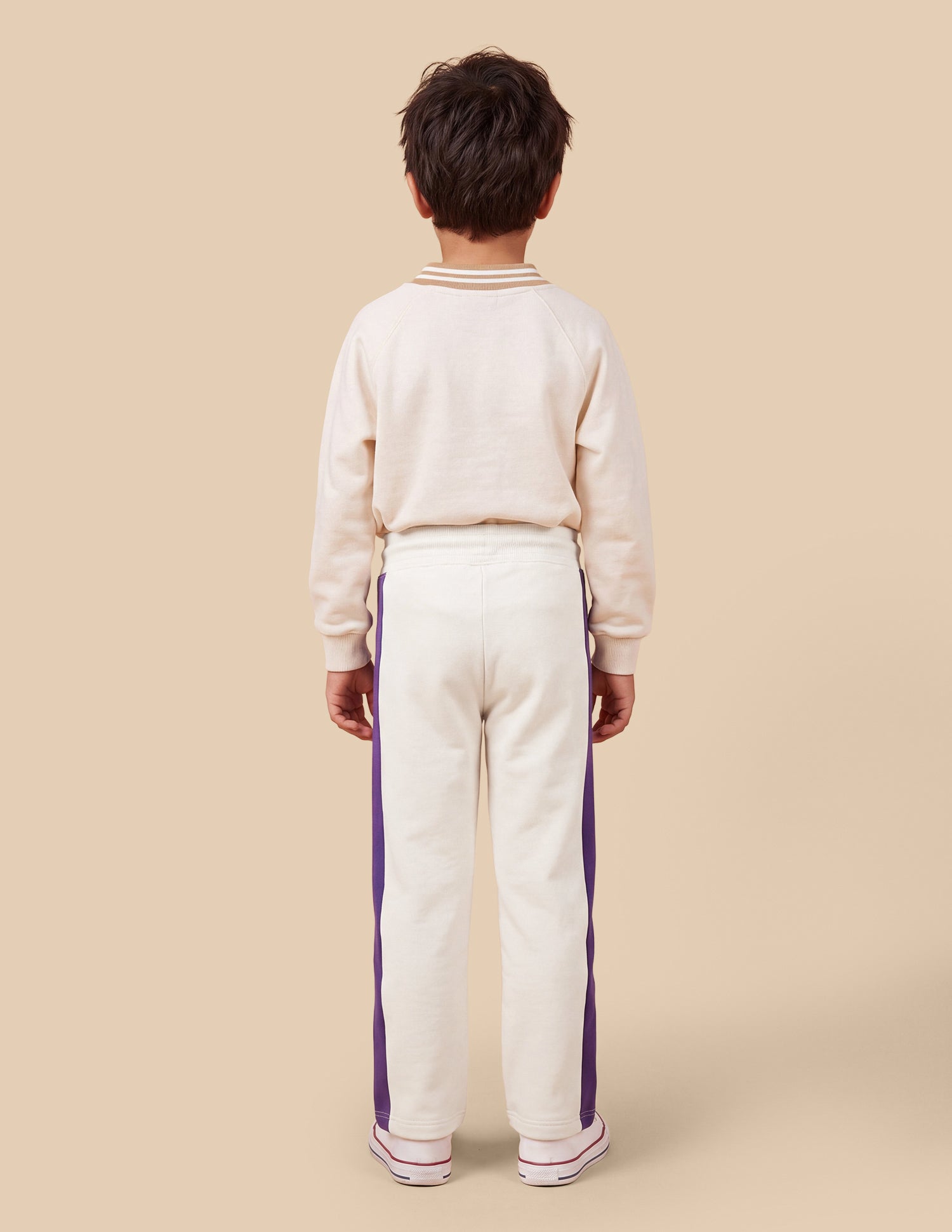 Solid Regular Fit Track Pants Cream - U.S. Polo Assn. India | Large