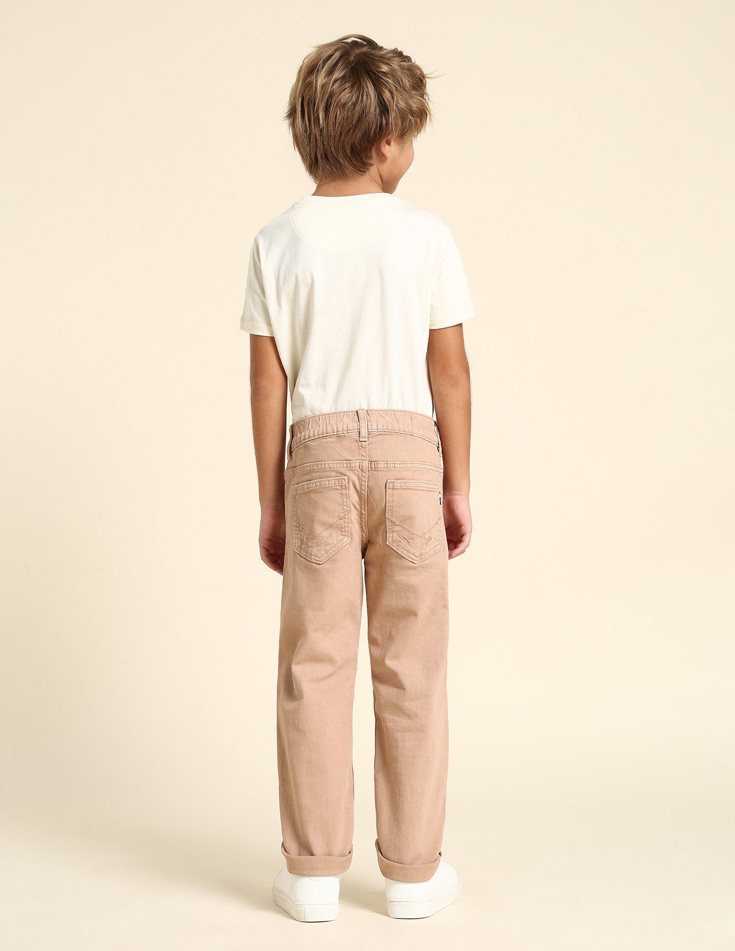 Boys Relaxed Fit Pink Jeans Dark Pink - U.S. POLO ASSN. | Large