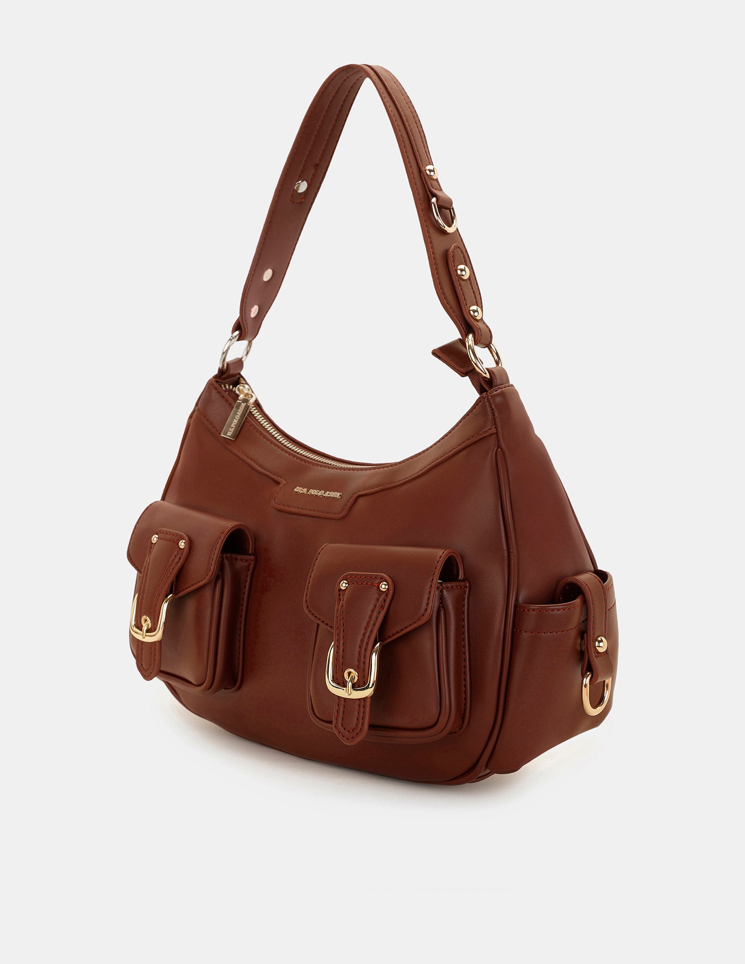 Women Alana Shoulder Bag Brown - U.S. POLO ASSN. | Large