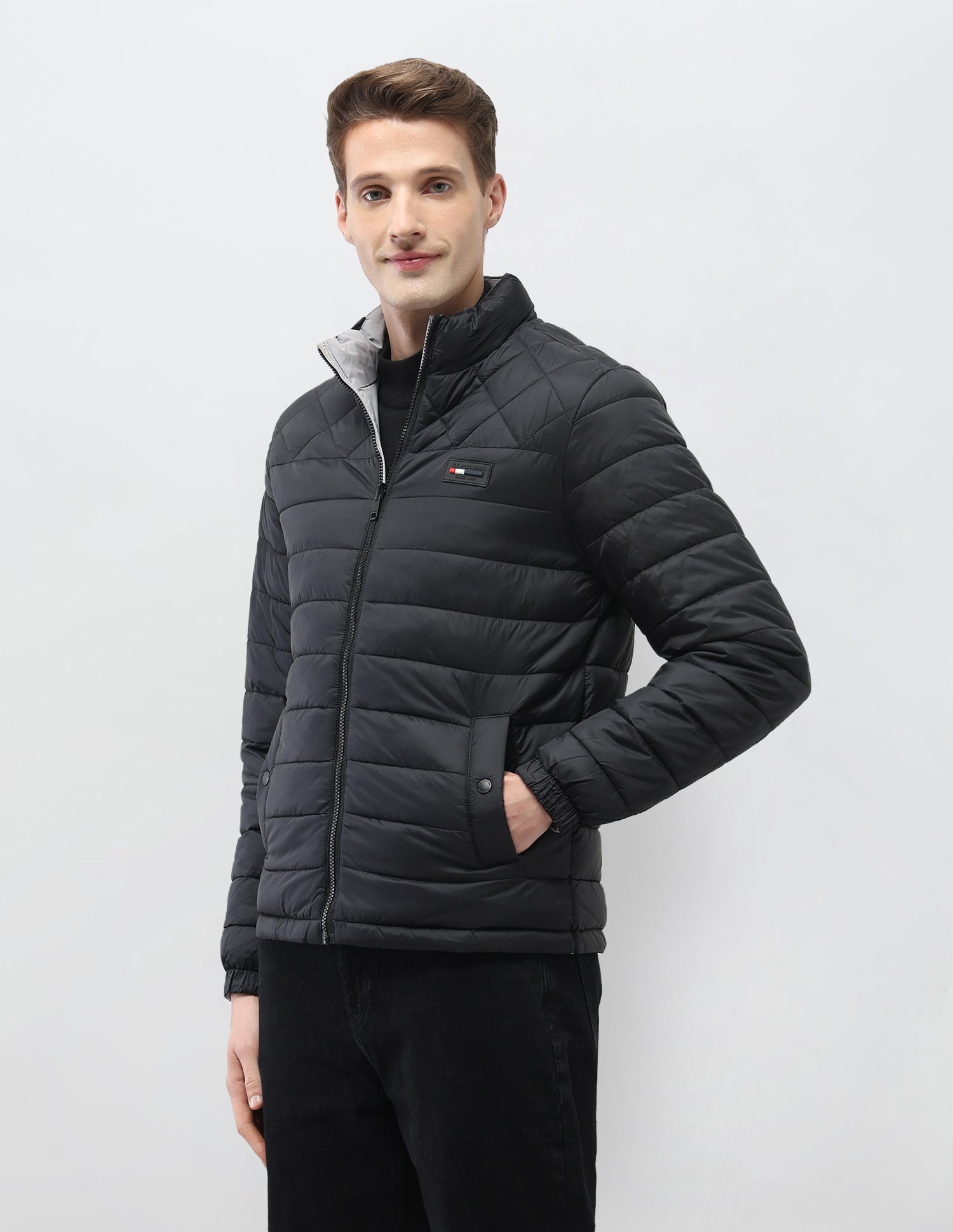 Reversible Puffer Jacket Black - U.S. Polo Assn. India | Large
