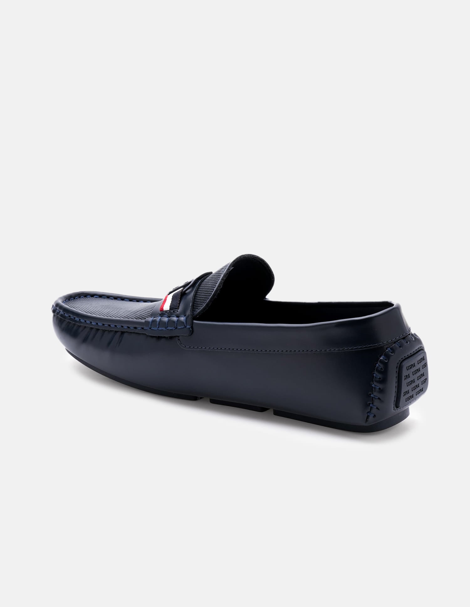 Men Anton 2.0 Textured Loafers Navy - U.S. Polo Assn. India | Large