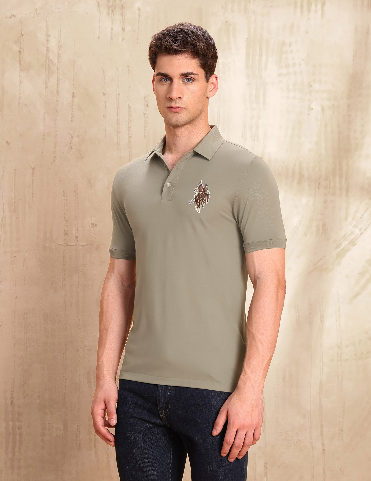 Solid Legend Of Horseshoe Polo Shirt Light Green - U.S. POLO ASSN. | Large