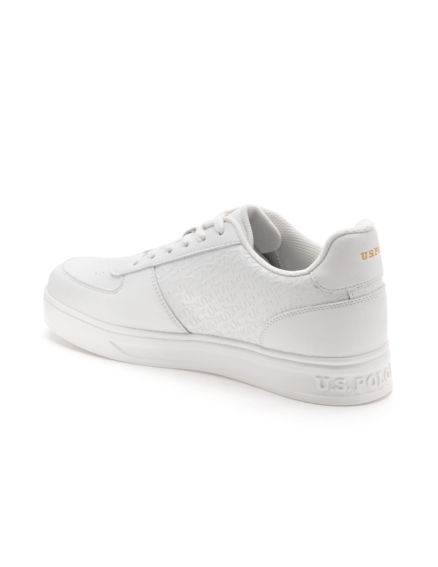 Men Jamen Solid Sneaker White - U.S. Polo Assn. India | Large