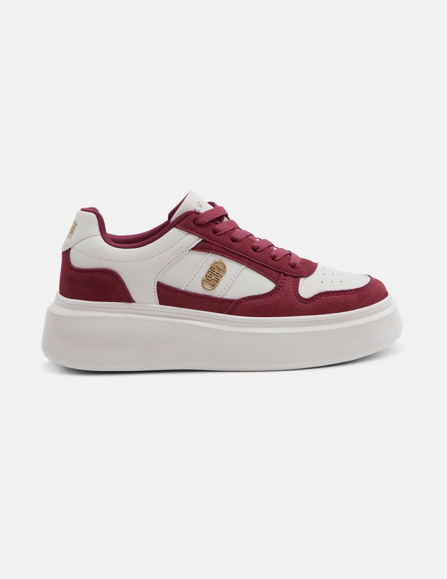 Colour Blocked Keya Sneakers Burgundy - U.S. Polo Assn. India | Large
