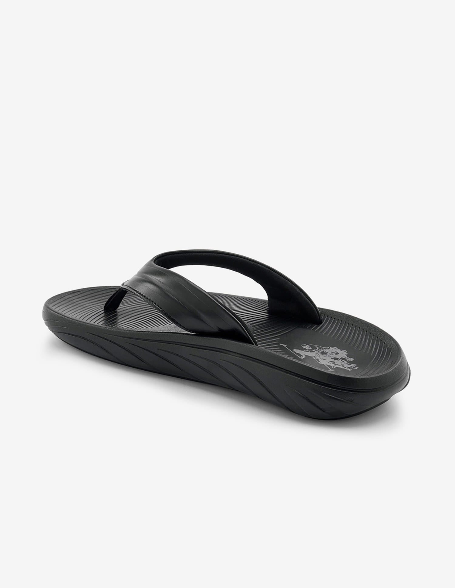 Broad Strap Celtic Flip Flops Black - U.S. Polo Assn. India | Large