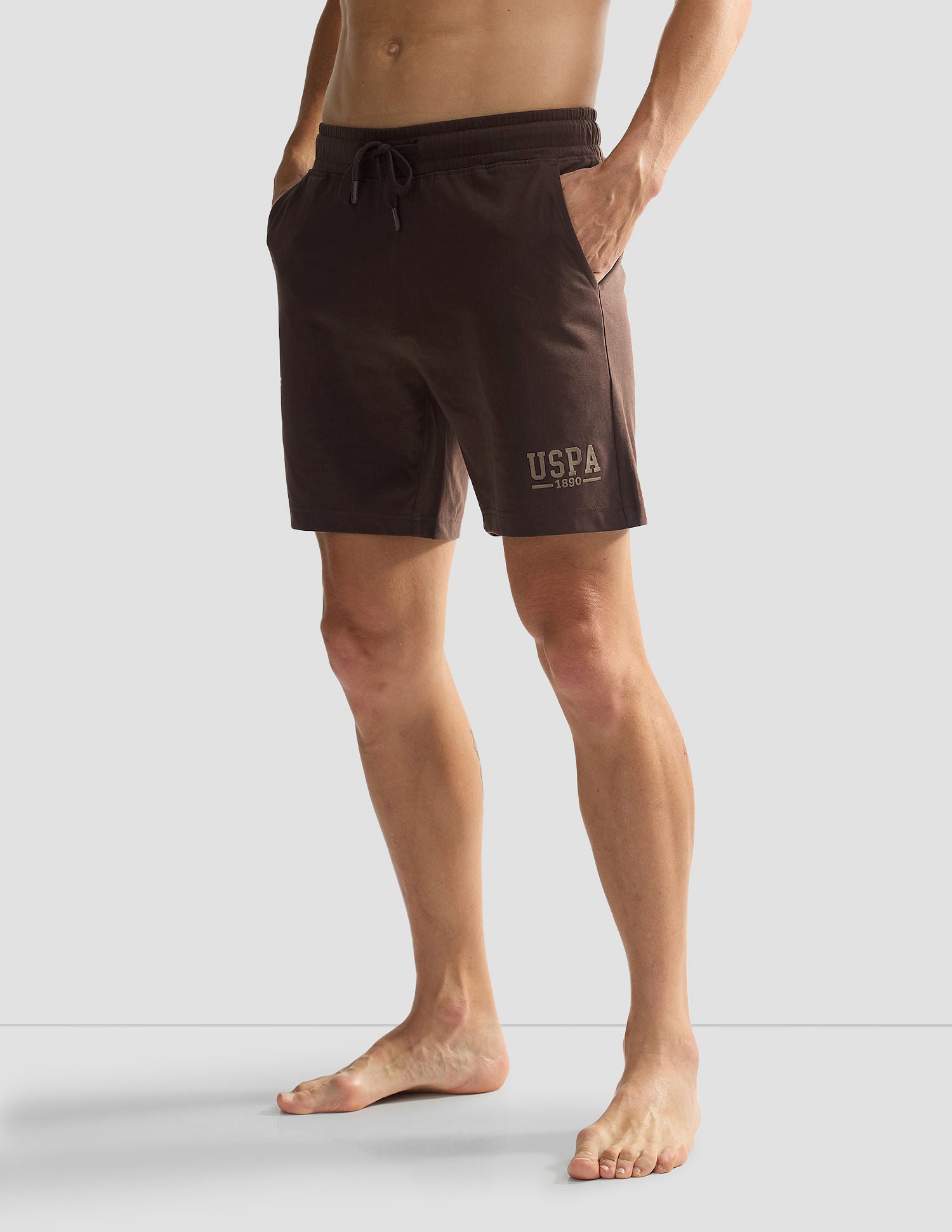 Solid Logo IYBF Knit Shorts - Pack Of 1 Puce - U.S. POLO ASSN. | Large