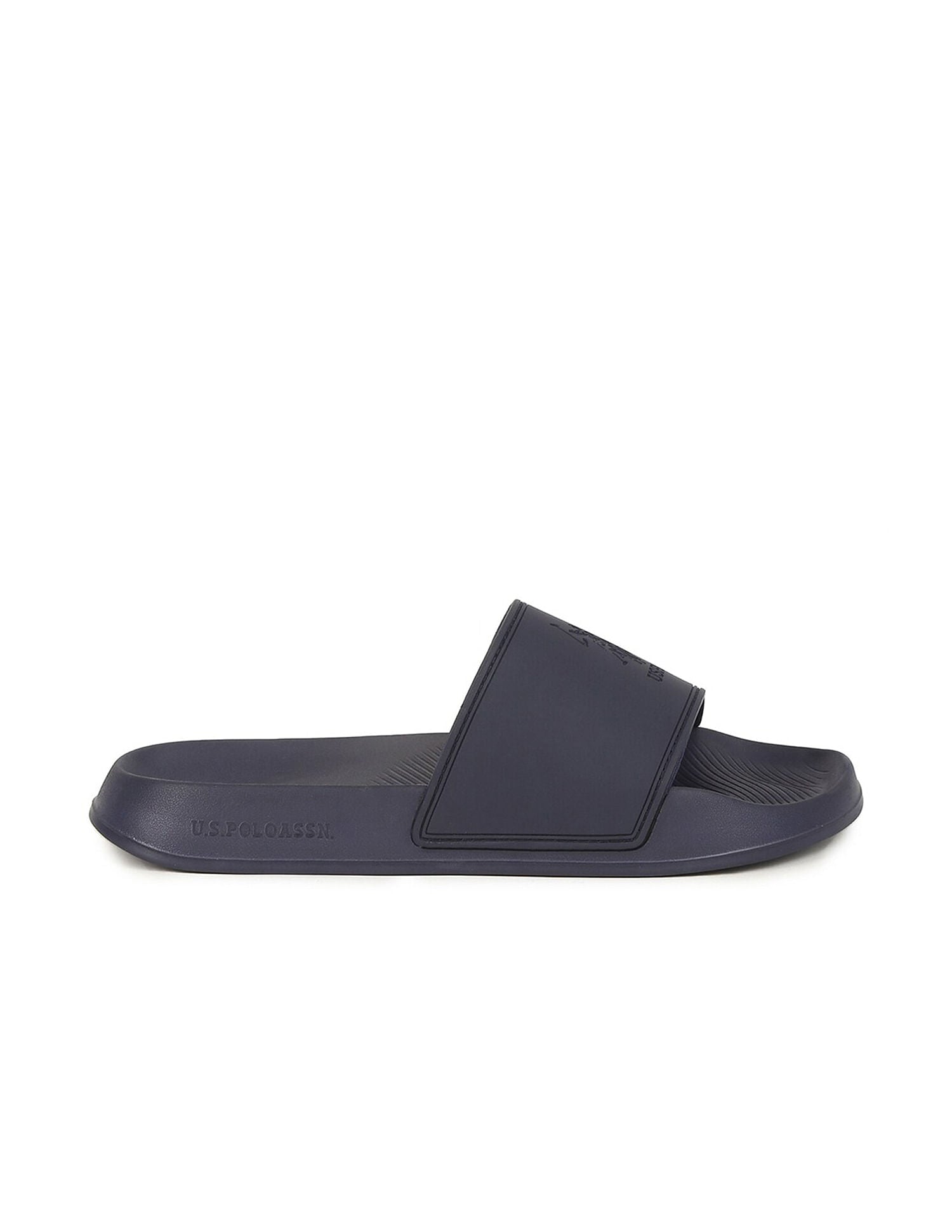 Debossed Logo Specter 5.0 Slides Navy - U.S. Polo Assn. India | Large