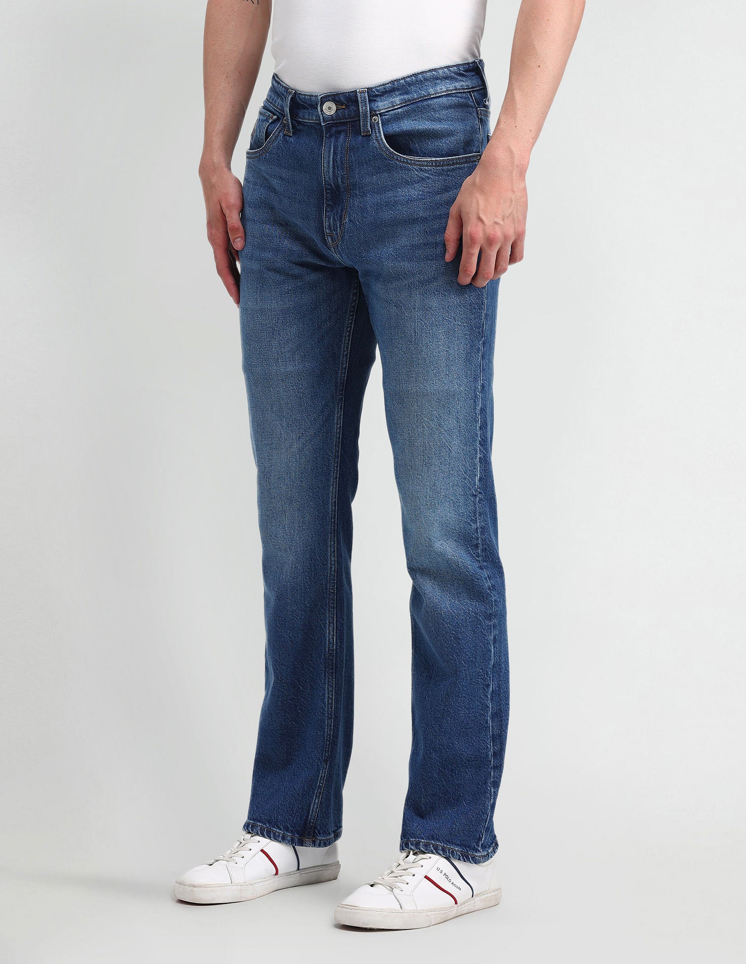 Connor Bootcut Blue Jeans Blue - U.S. POLO ASSN. | Large