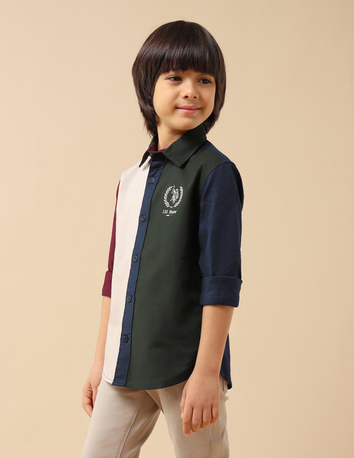 Boys Colourblocked Oxford Shirt Multi4 - U.S. POLO ASSN. | Large