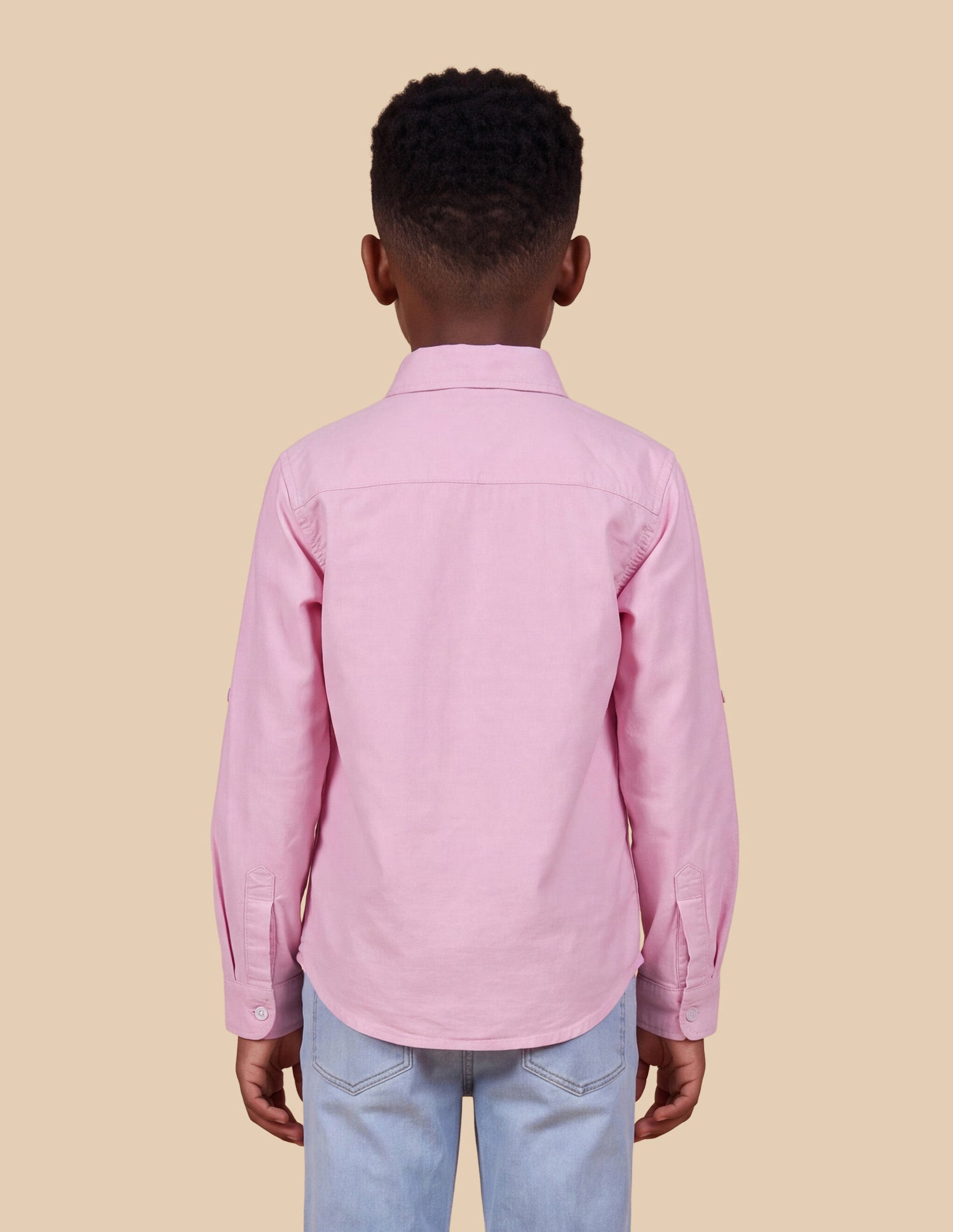 Brand Embroidered Regular Fit Shirt Pink - U.S. Polo Assn. India | Large