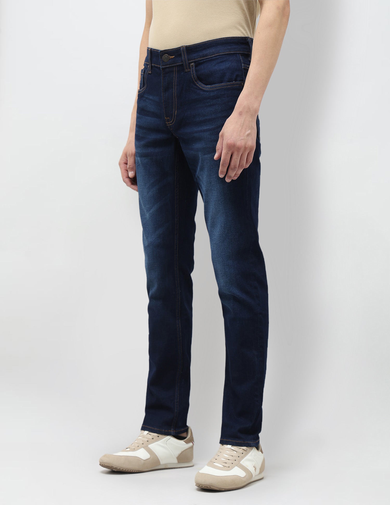 Brandon Slim Tapered Fit Blue Jeans Indigo - U.S. Polo Assn. India | Large