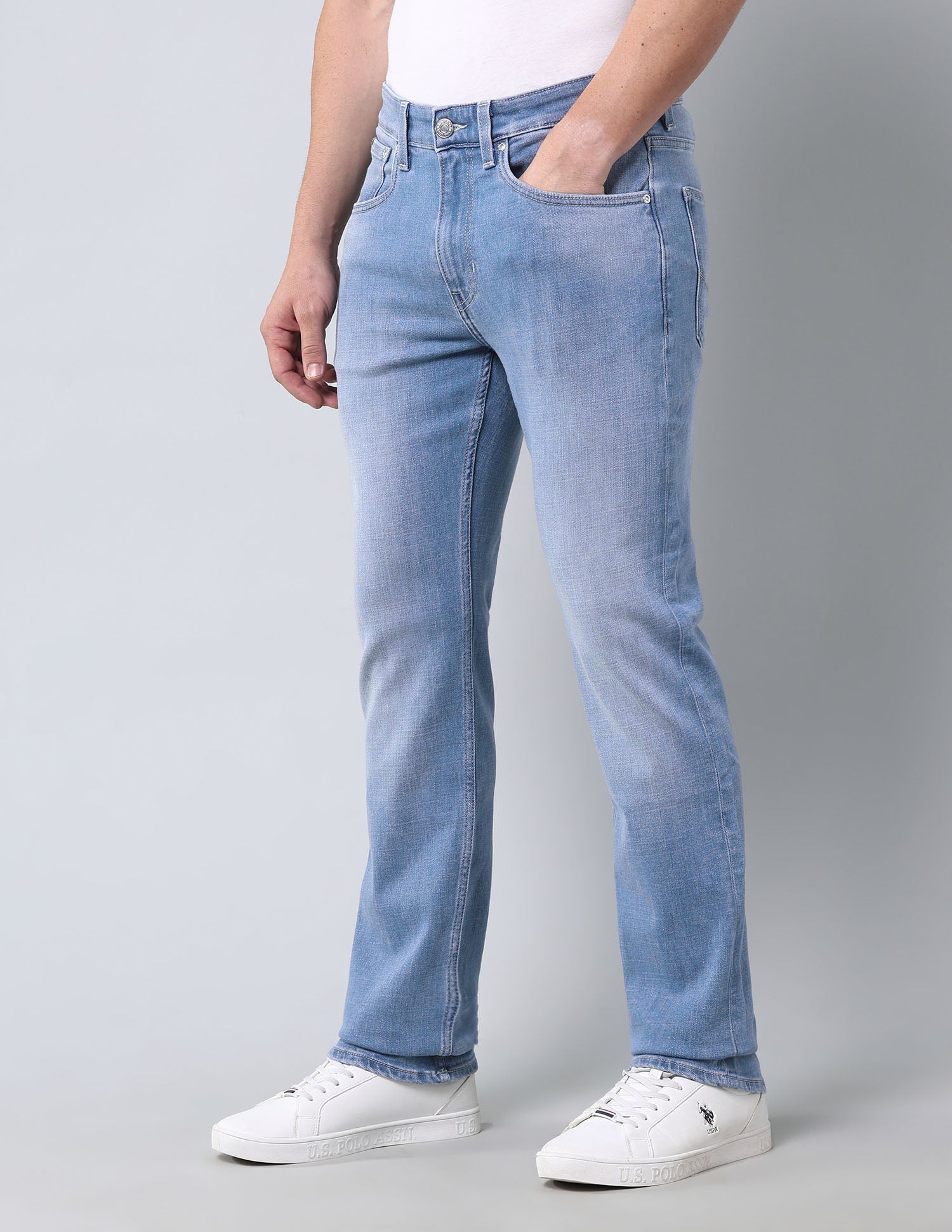 Harold Slim Straight Fit Vintage Jeans Blue - U.S. POLO ASSN. | Large