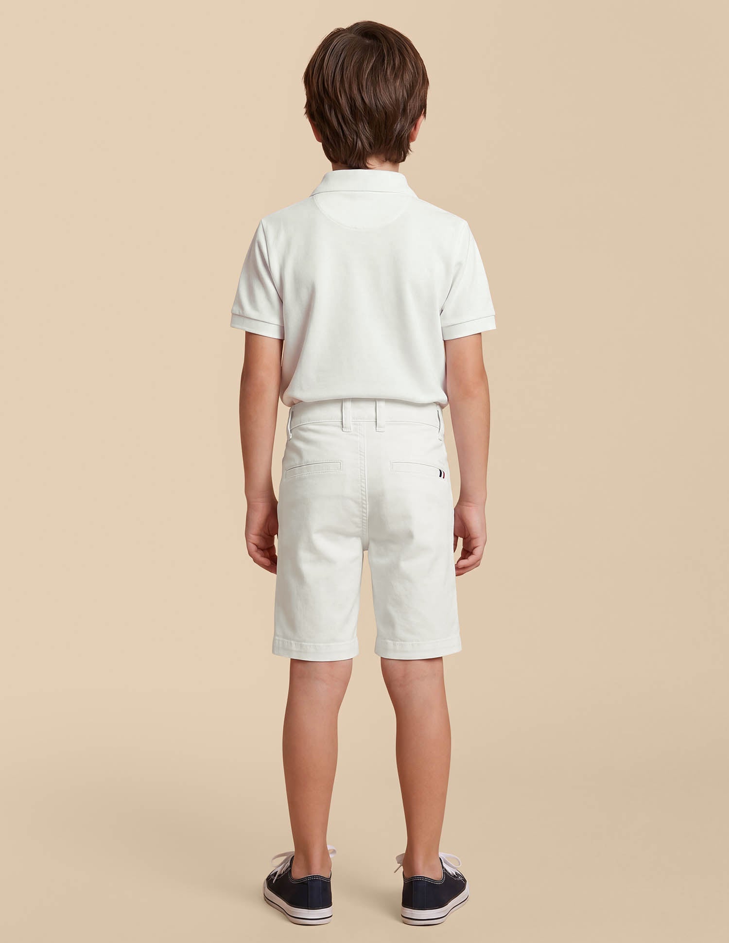 Mid Rise Relaxed Fit Shorts White - U.S. Polo Assn. India | Large