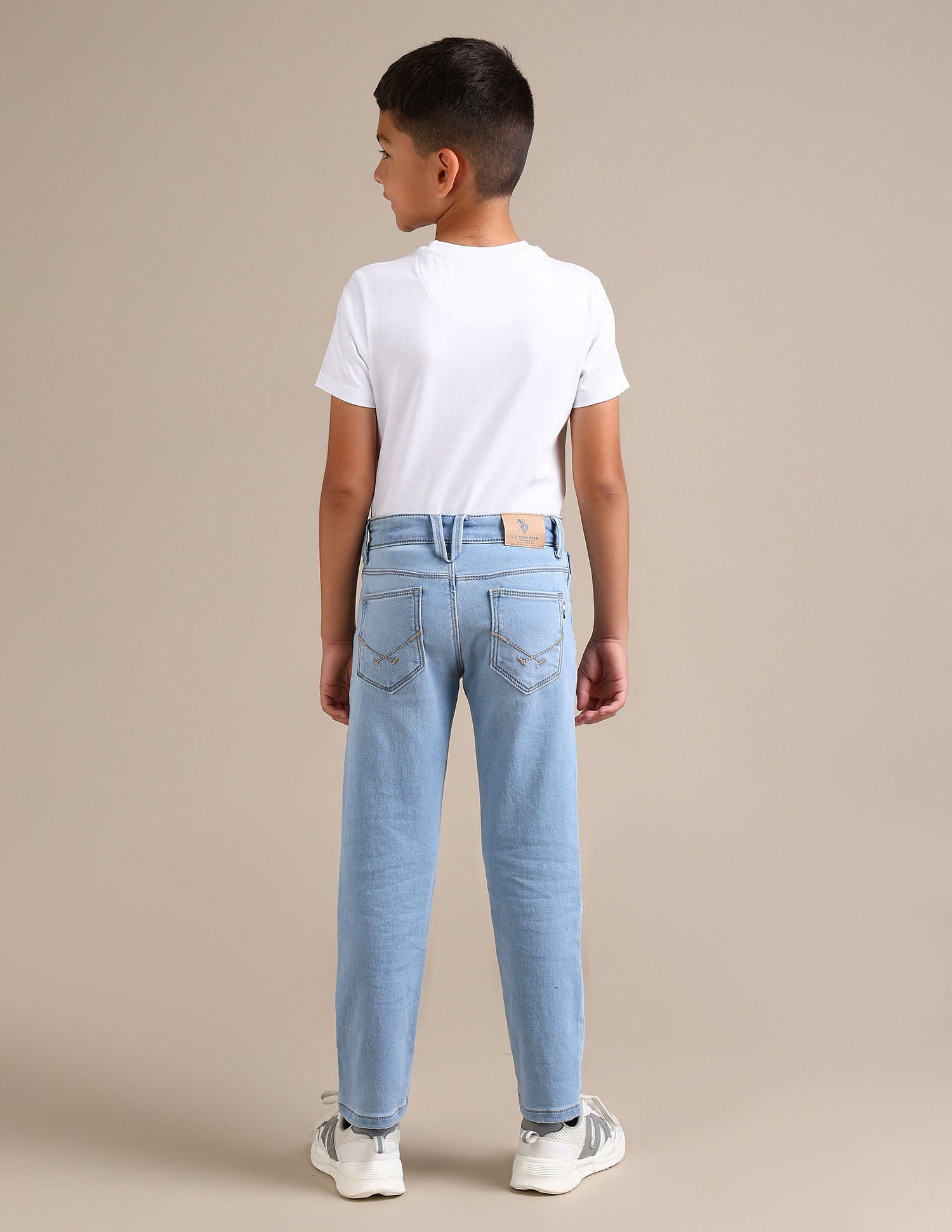 Slim fit Solid Jeans Light Blue - U.S. POLO ASSN. | Large